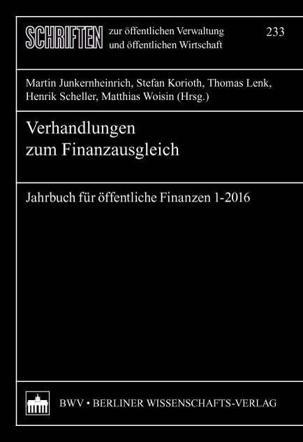Jahrbuch für öffentliche Finanzen (2016) 1