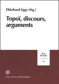 Topoi, discours, arguments