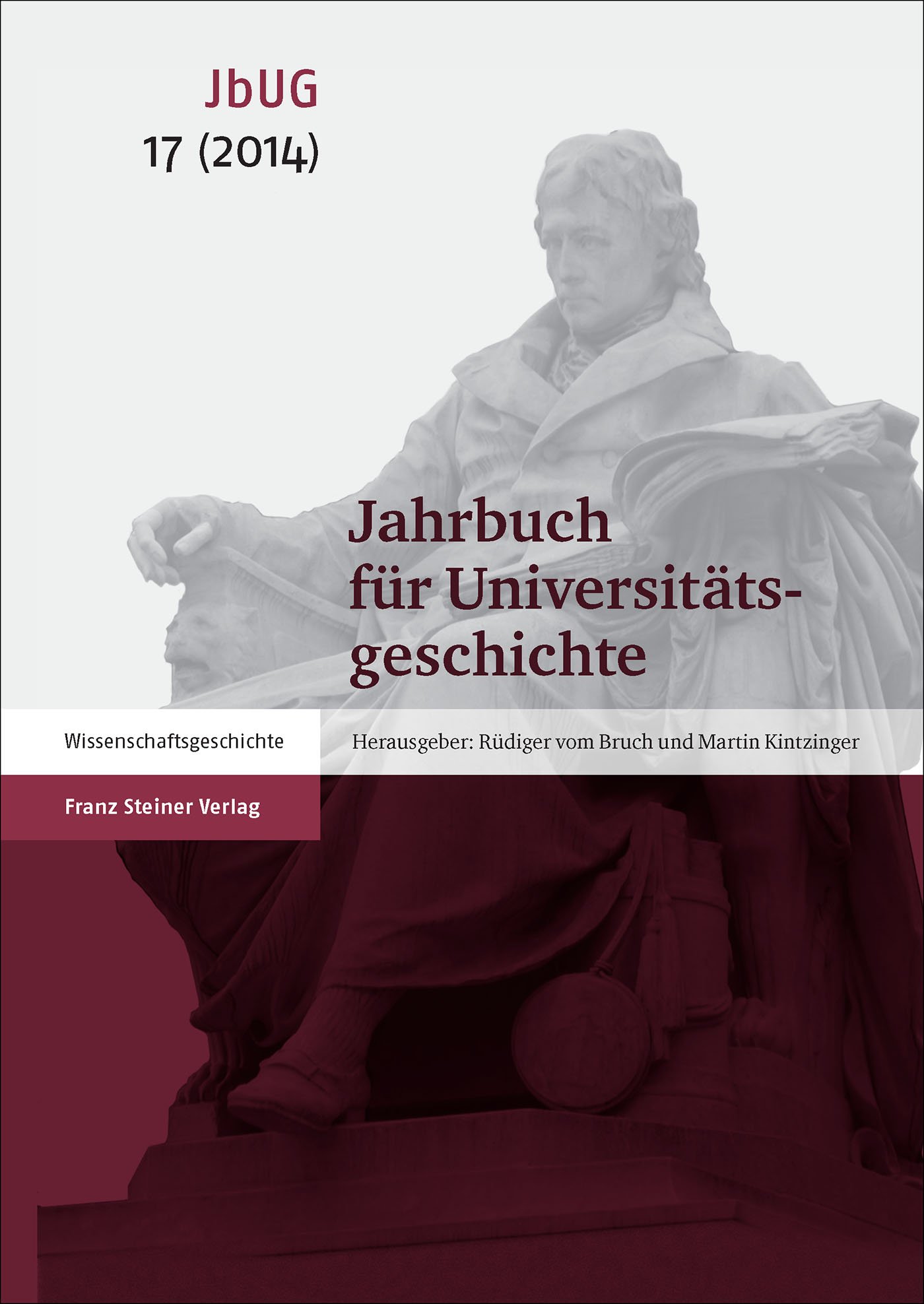 Jahrbuch für Universitätsgeschichte 17 (2014)