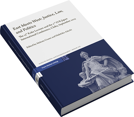 Coverabbildung von Usami et al., East Meets West, 13th Kobe Lecture and Japan IVR Congress 2023, ARSP-B