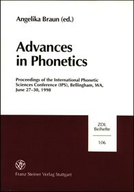 Advances in Phonetics