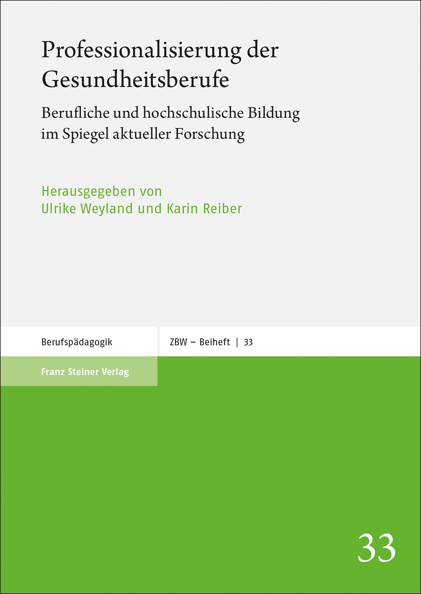 Professionalisierung der Gesundheitsberufe
