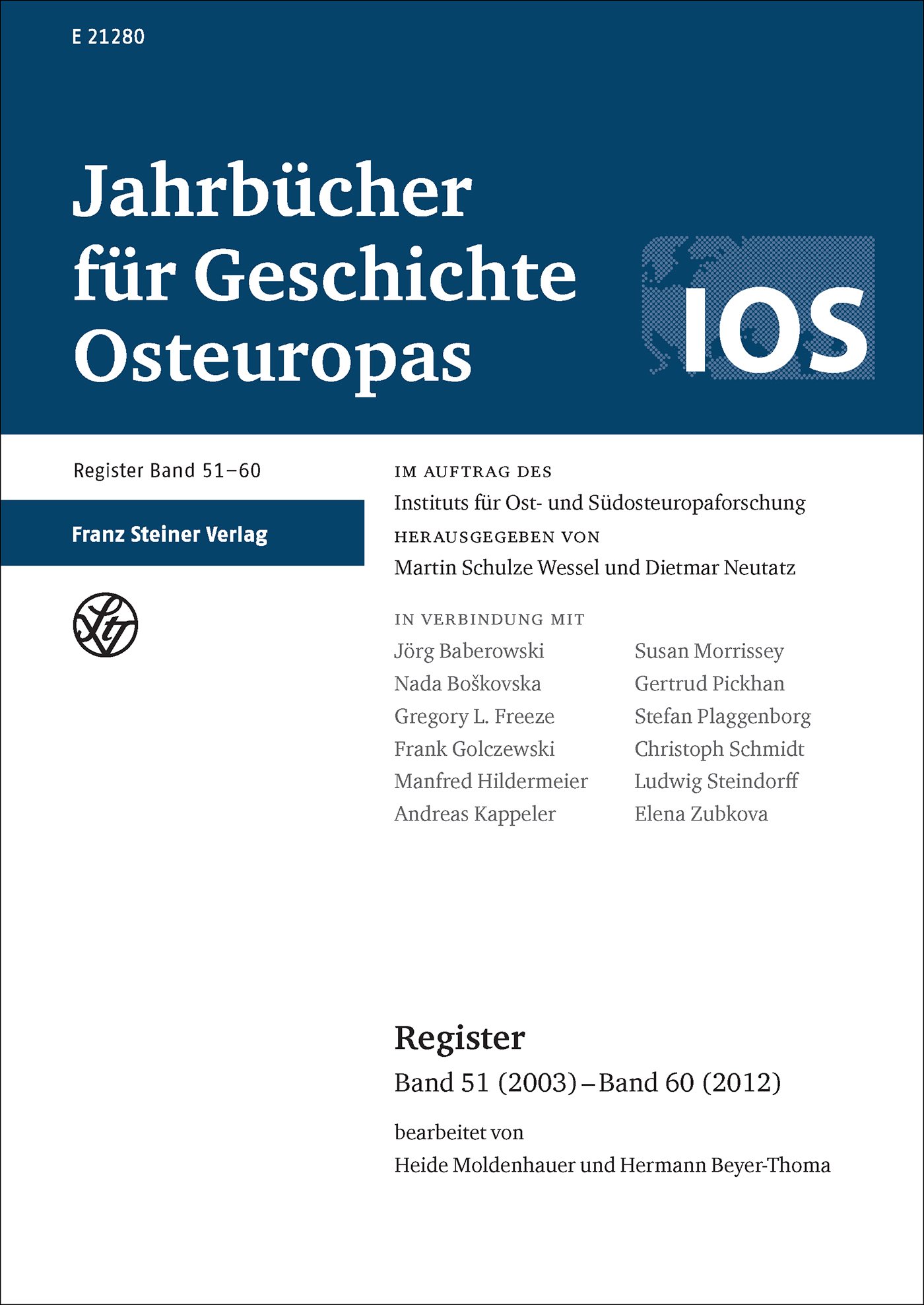 Jahrbücher für Geschichte Osteuropas – Neue Folge
