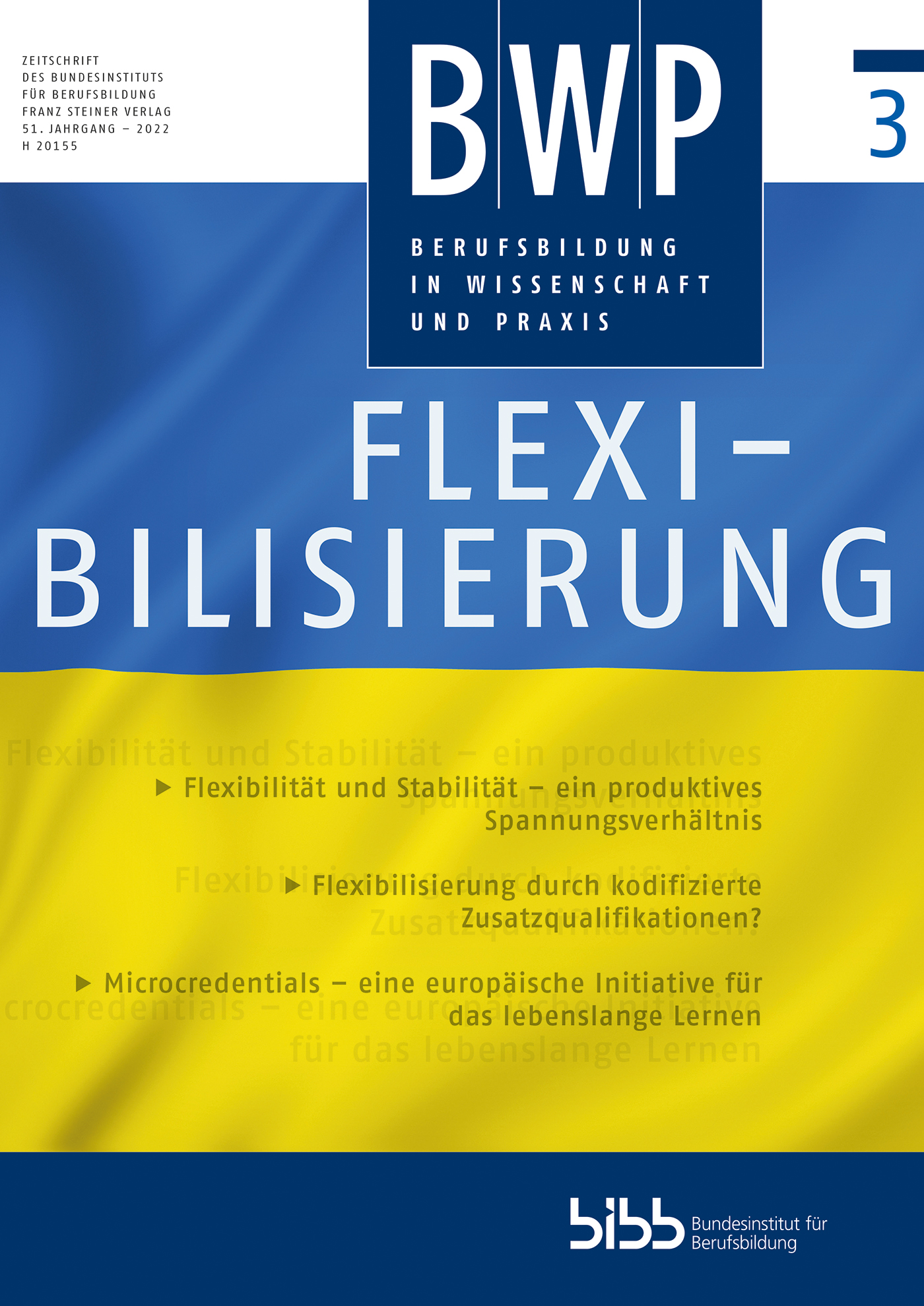 Cover der Zeitschrift BWP Heft 2022/3