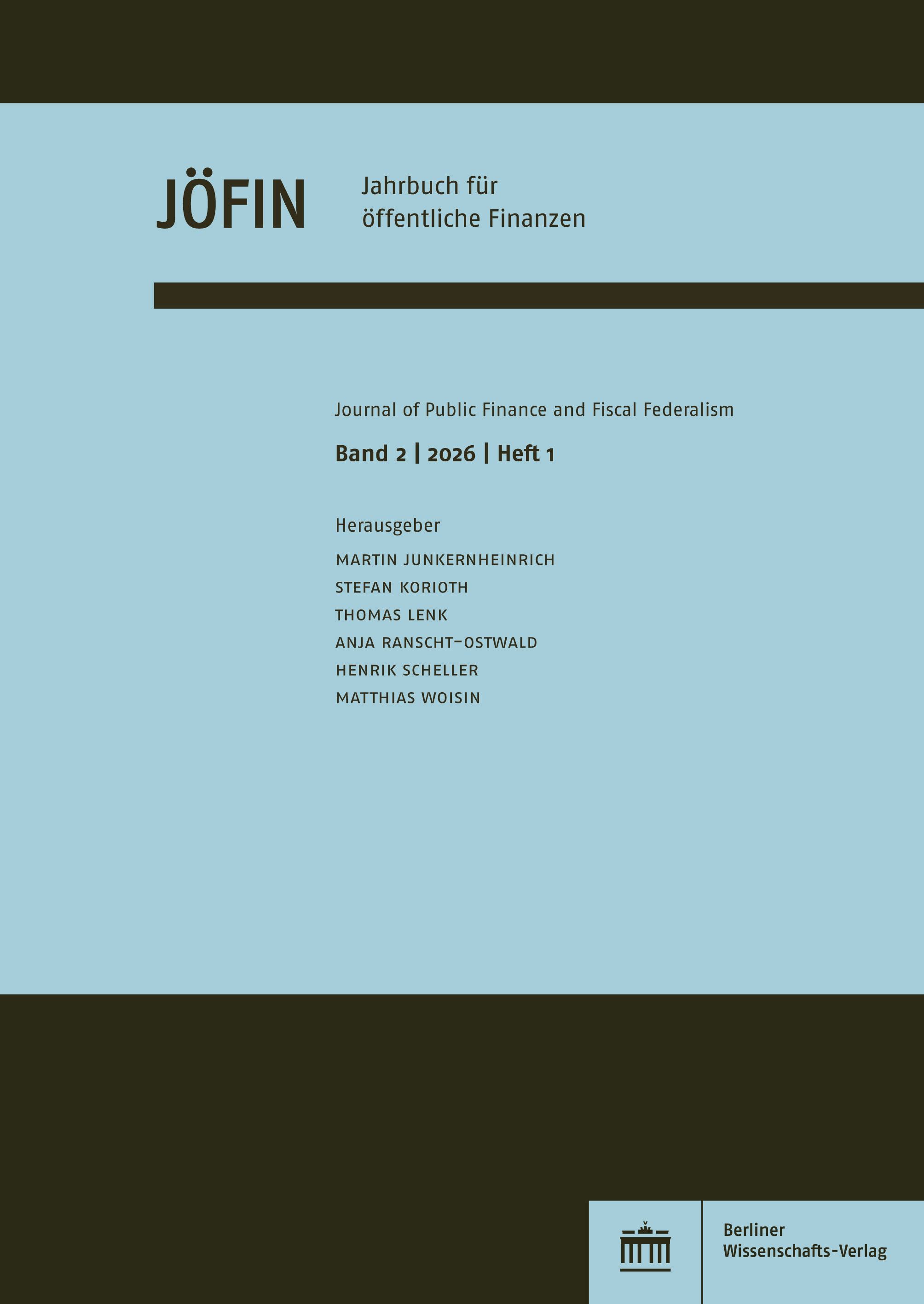 Jahrbuch für öffentliche Finanzen 2 (2026) 1