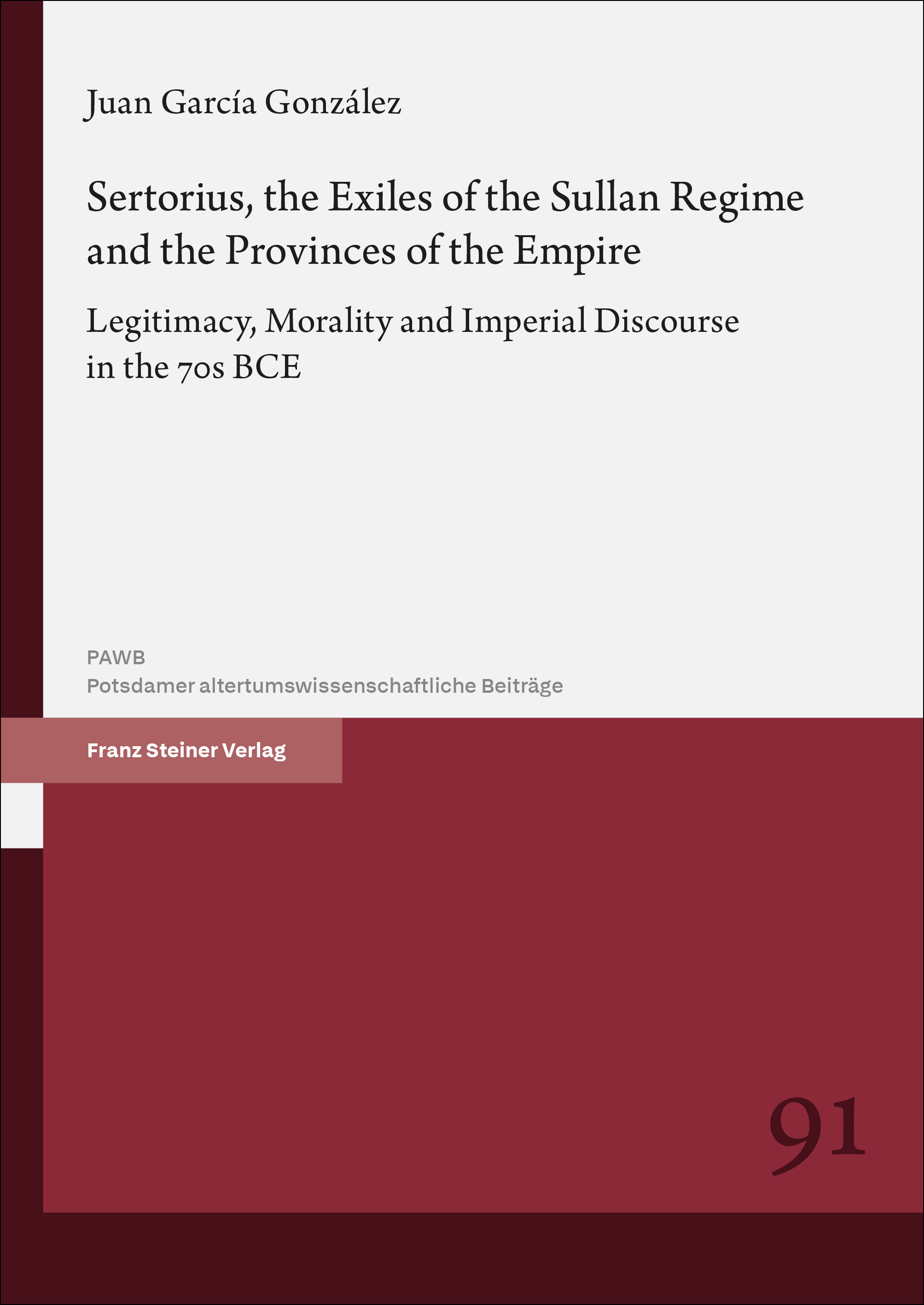 Sertorius, the Exiles of the Sullan Regime and the Provinces of the Empire