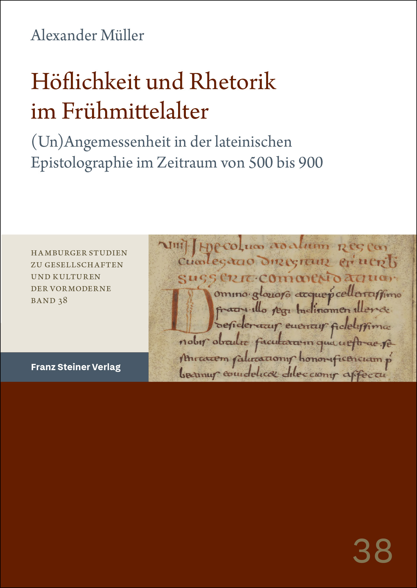Höflichkeit und Rhetorik im Frühmittelalter