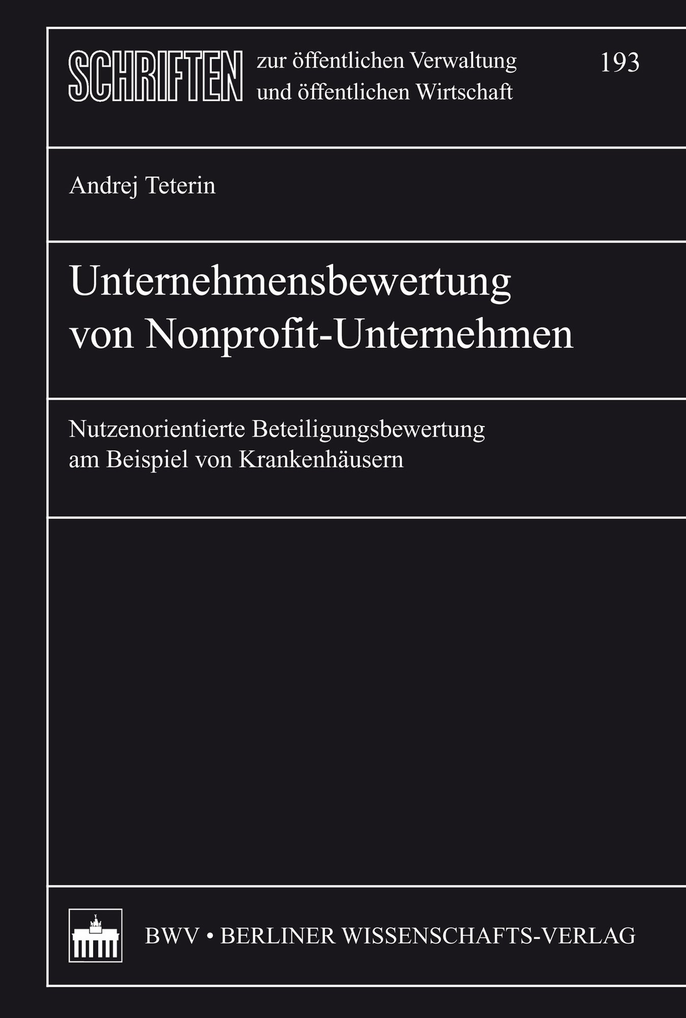 Unternehmensbewertung von Nonprofit-Unternehmen