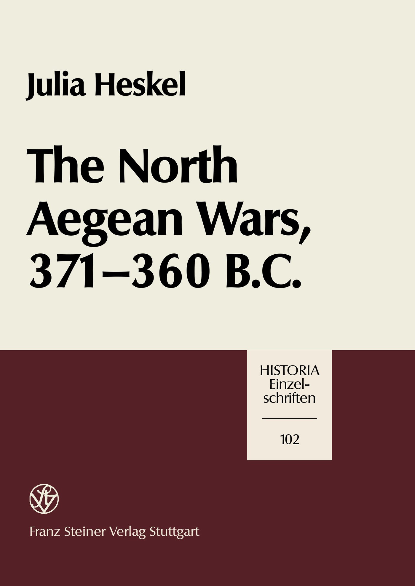 The North Aegean Wars, 371 - 360 B.C.