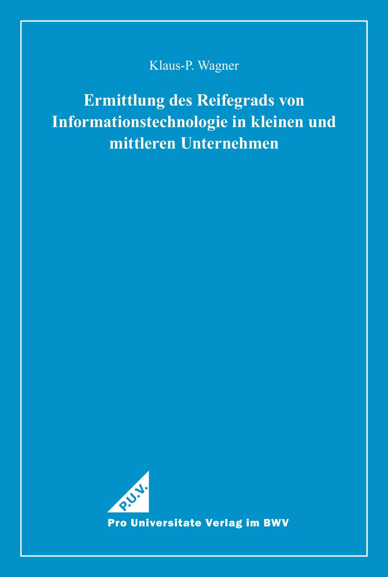 Ermittlung des Reifegrads von Informationstechnologie in kleinen und mittleren Unternehmen