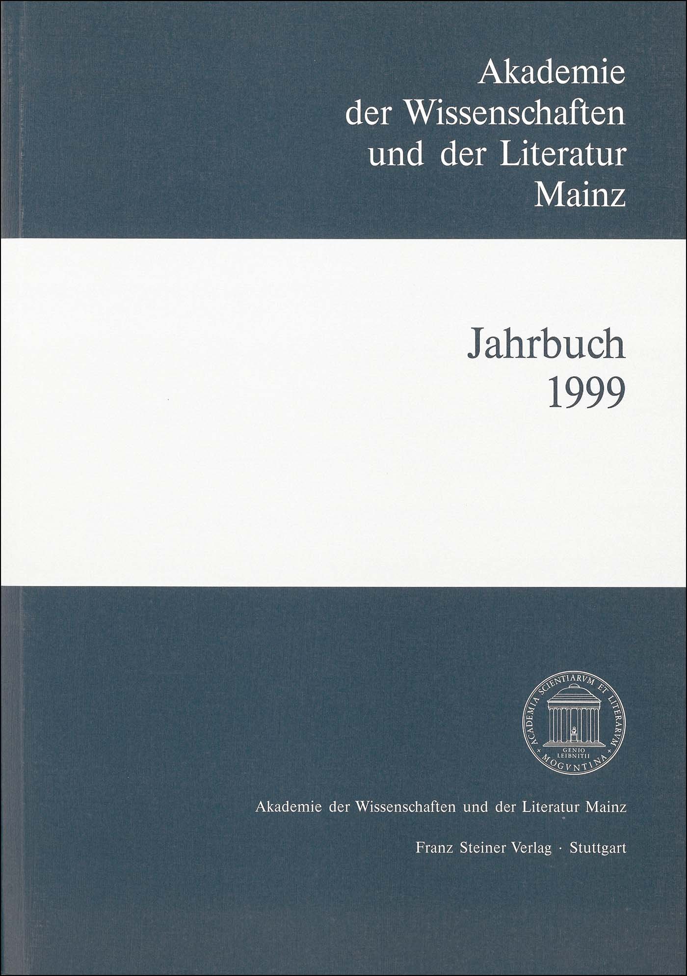 Akademie der Wissenschaften und der Literatur Mainz – Jahrbuch 50 (1999)