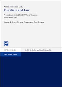 Pluralism and Law – Vol. 2: State, Nation, Community, Civil Society
